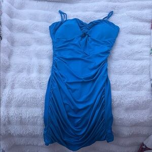 Speechless, Royal blue mini dress